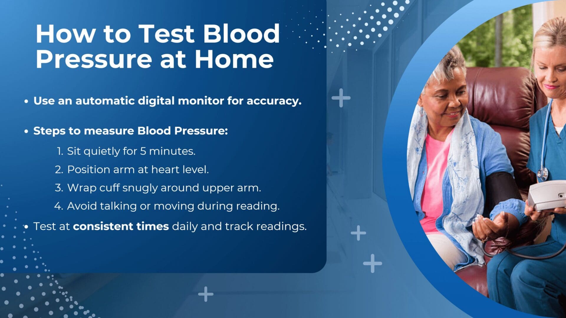 How to measure blood pressure at home
