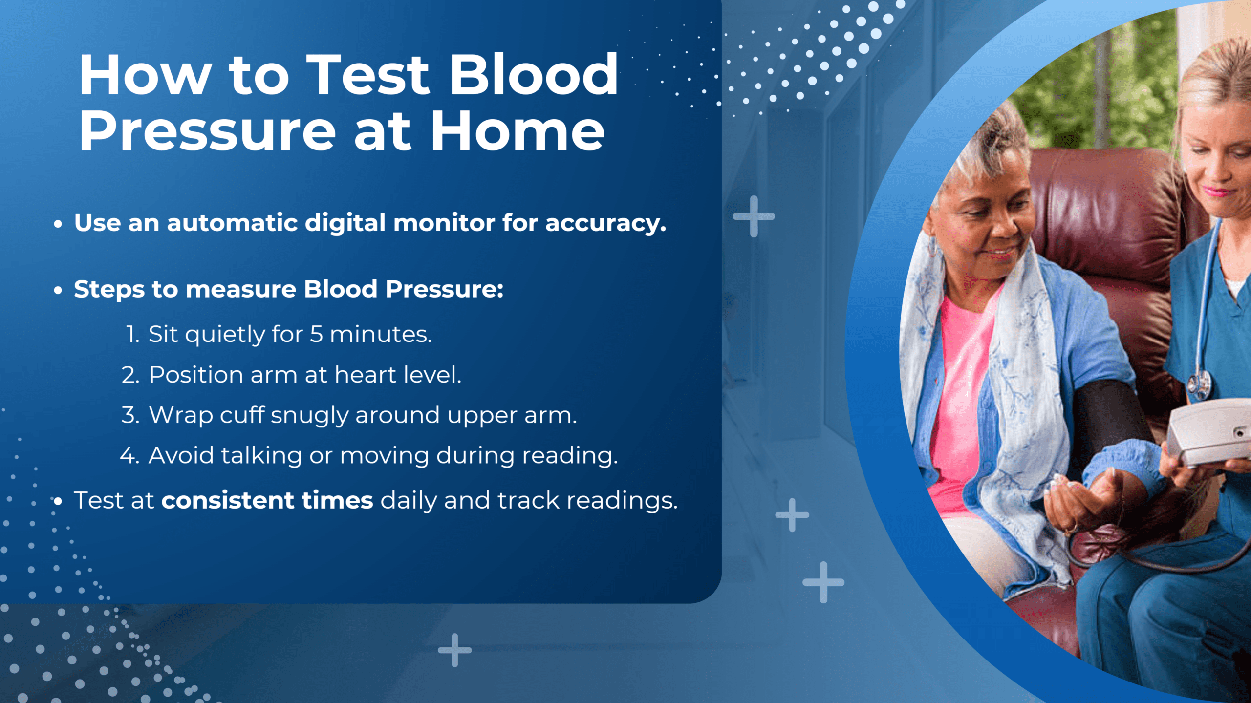 How to measure blood pressure at home