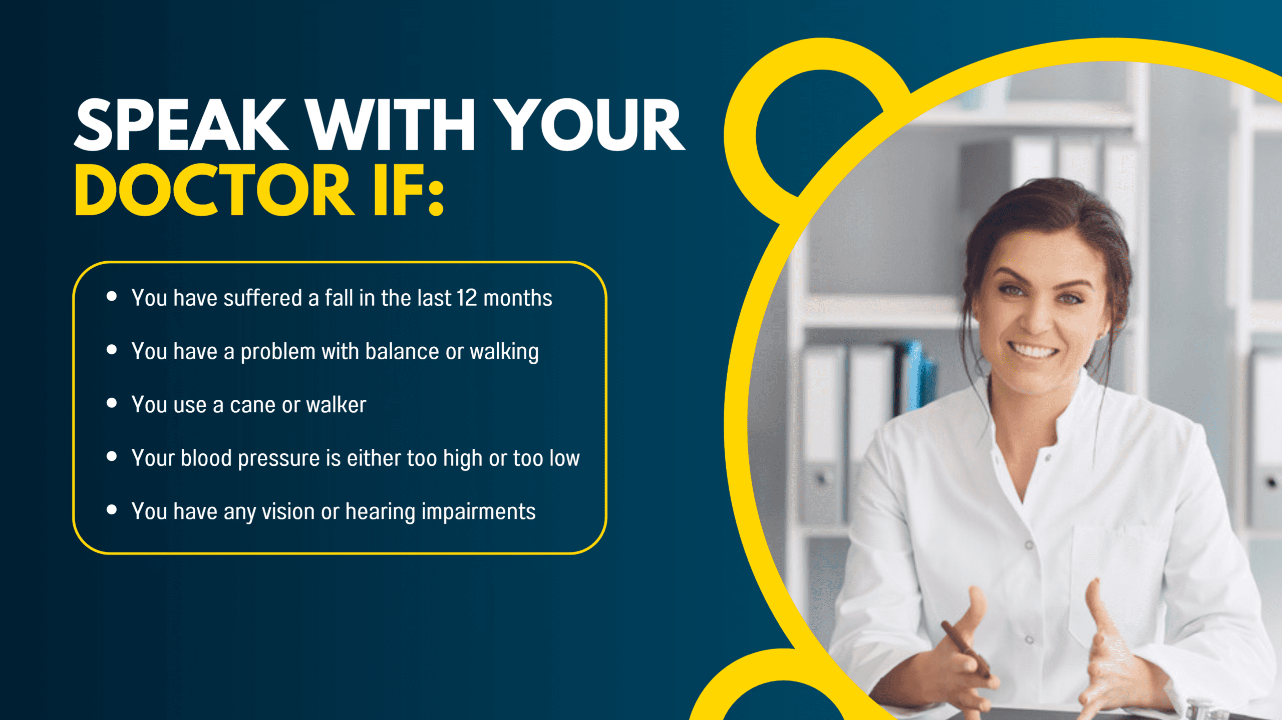 Talk to your doctor guidelines