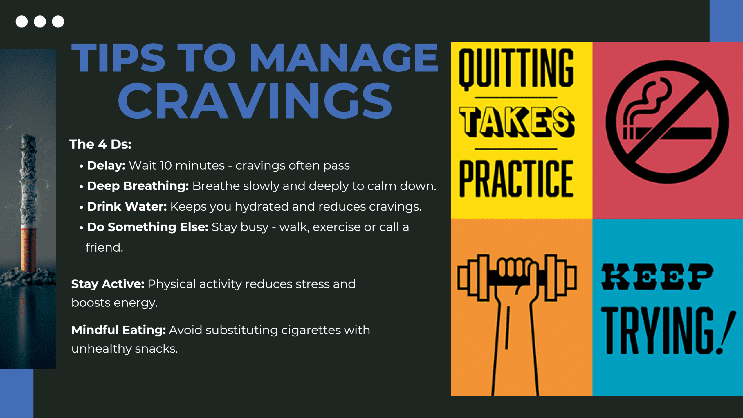 Quit smoking motivational tips