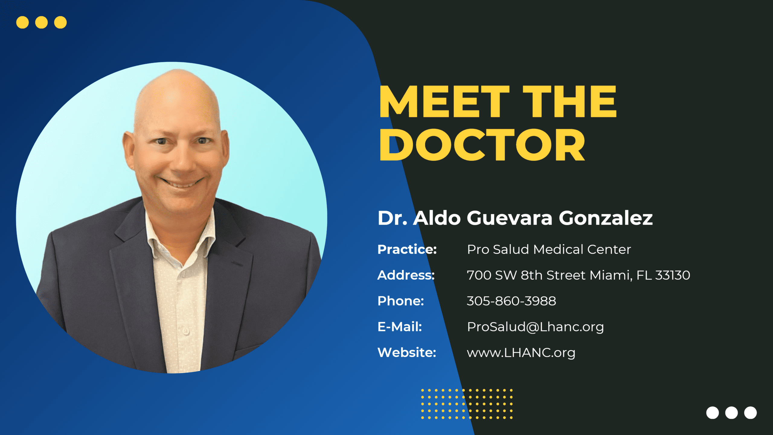 Meet Dr. Aldo Guevara Gonzalez