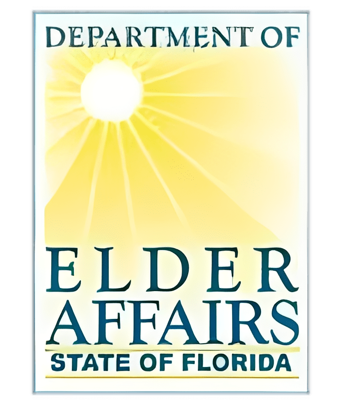 Elder Affairs logo with sun rays