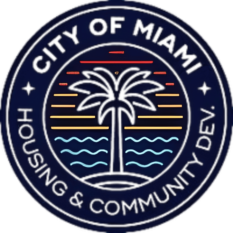 Palm tree design on Miami city seal
