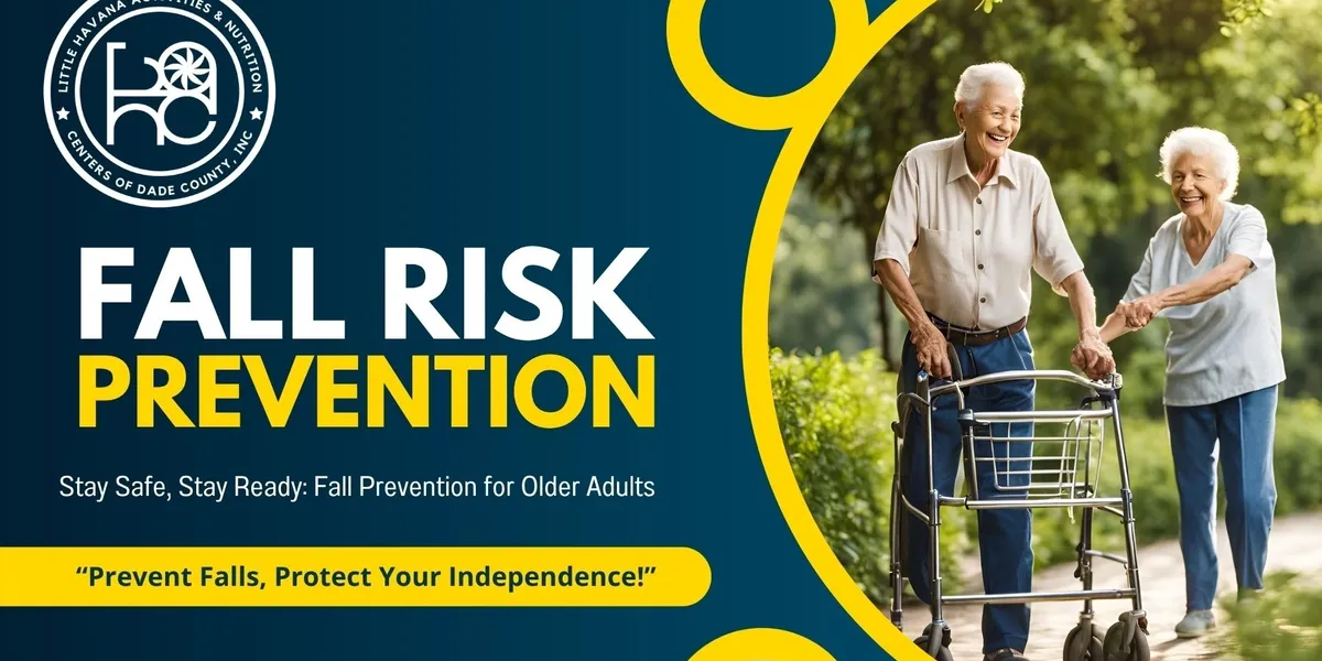 Elderly couple walking with walker