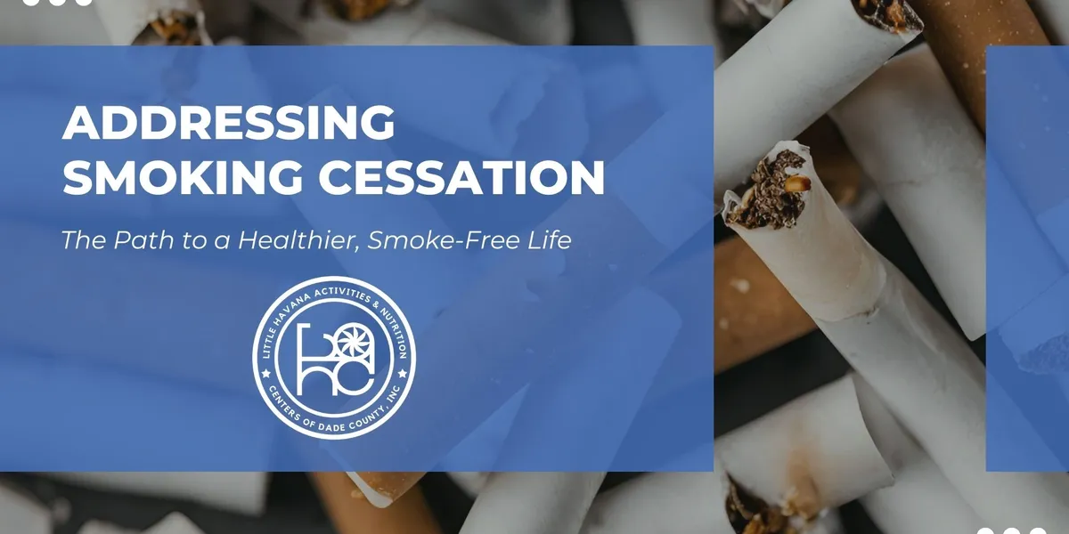 Smoking cessation campaign poster