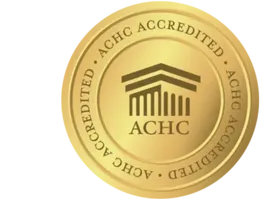 ACHC Accredited gold seal